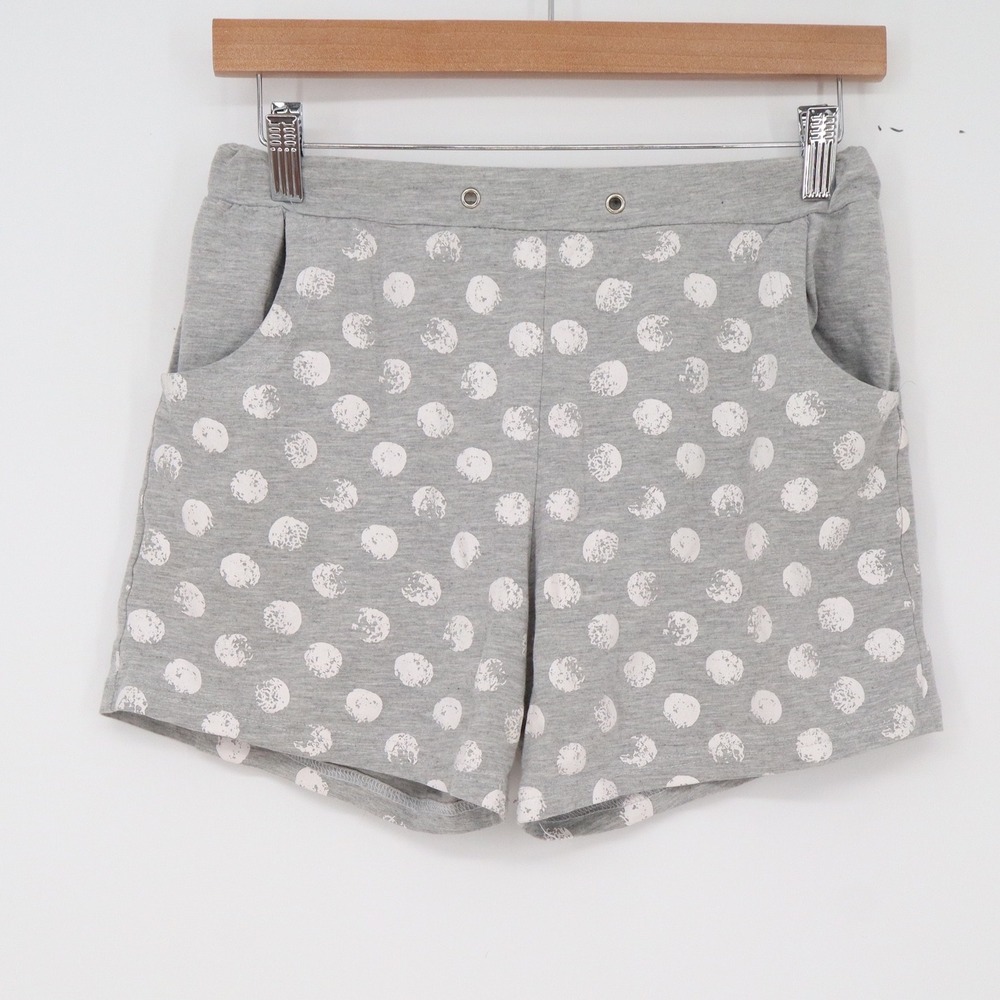 Unbranded Shorts Womens S Polka Dot Grey Lounge Casual Excellent
